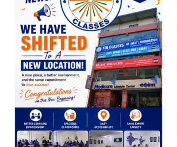 FOI Classes Announces Its New Campus in MP Nagar Zone 2, Bhopal: A New Address, A Better Learning Experience